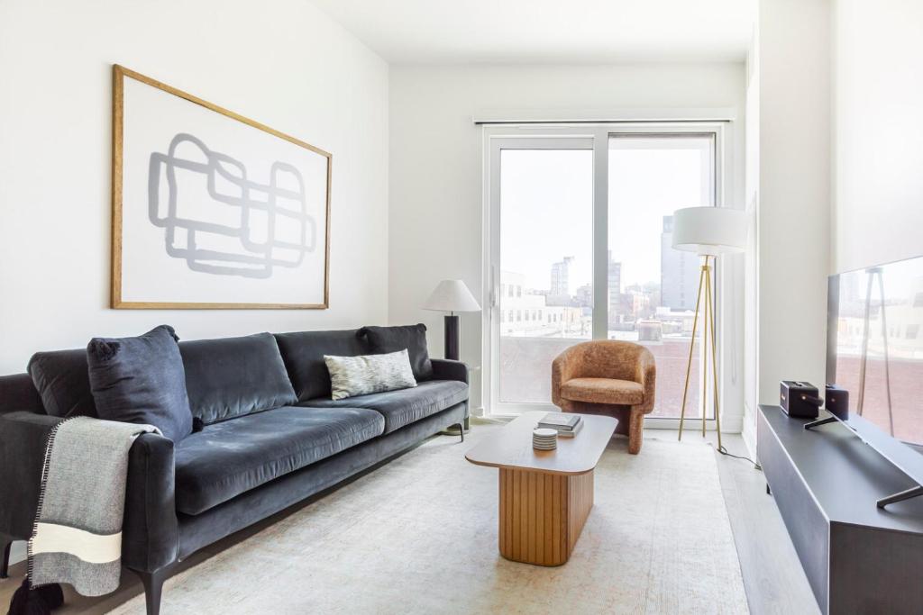 Χώρος καθιστικού στο Blueground Gowanus gym wd nr park NYC-1731