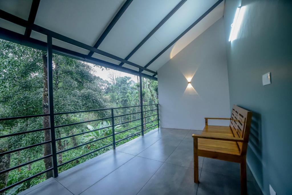 Μπαλκόνι ή βεράντα στο Nelaji A1 Glamping