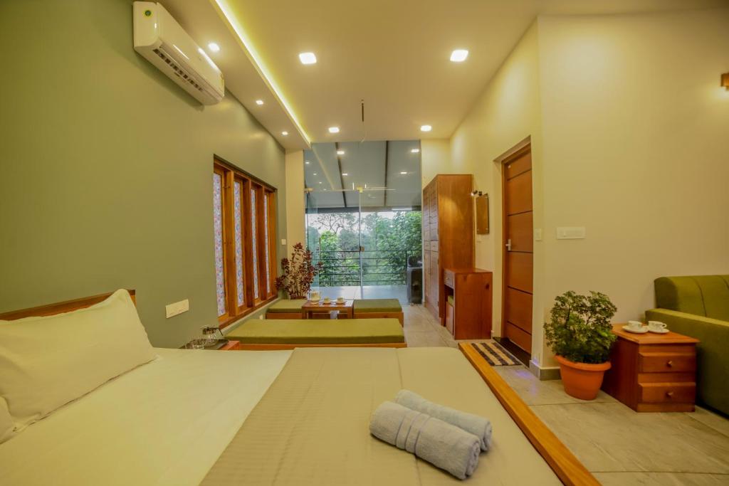Ένα ή περισσότερα κρεβάτια σε δωμάτιο στο Nelaji A1 Glamping