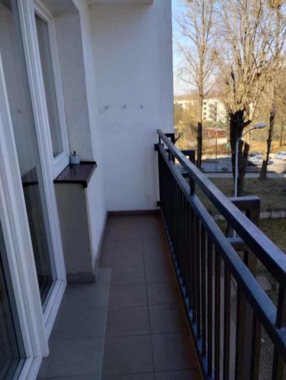 Balkón alebo terasa v ubytovaní Studio Park Śląski m.10 Katowice/Chorzów