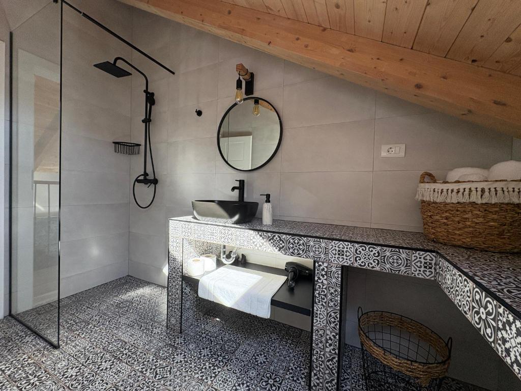 Kúpeľňa v ubytovaní Villa Štorija