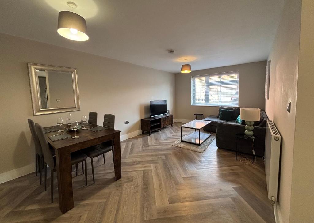 Posezení v ubytování Modern Apartment - BHX NEC - Free Secure Gated Parking