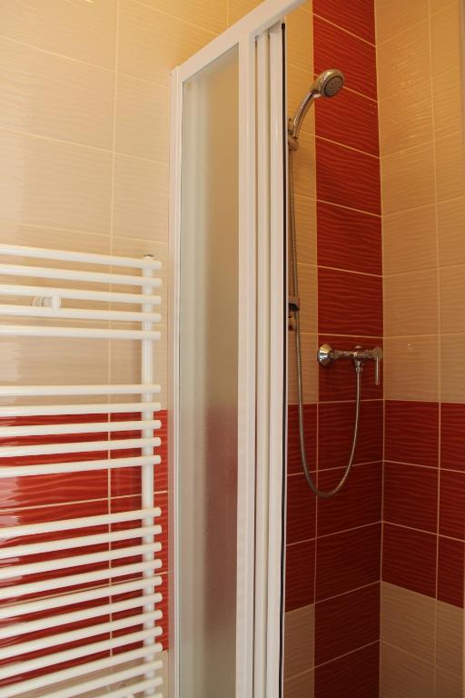 Kúpeľňa v ubytovaní Sétány Apartman