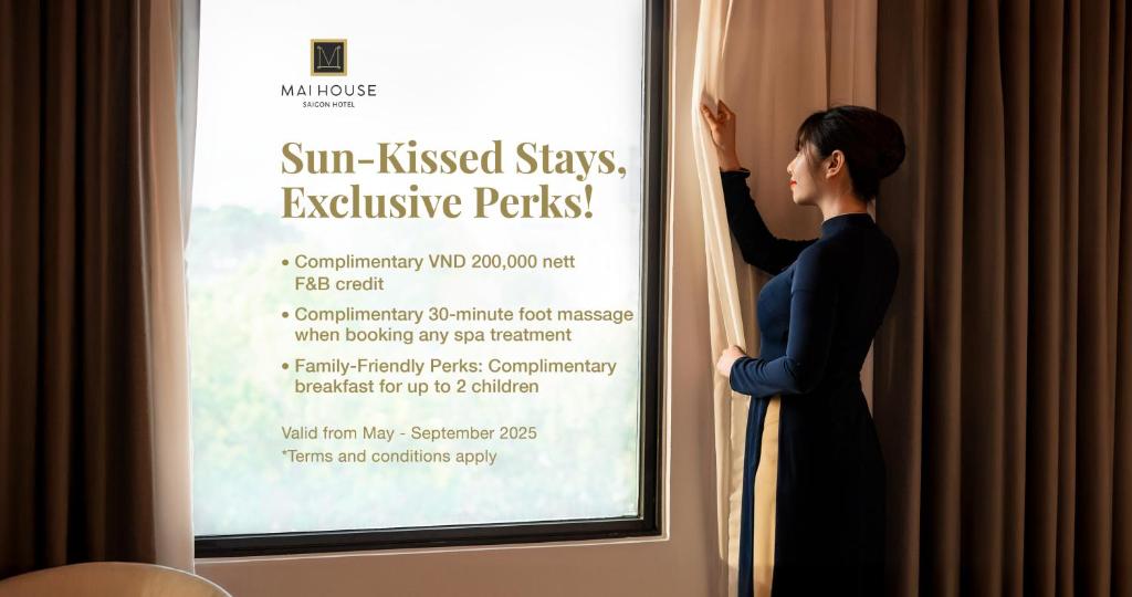 Certifikát, hodnocení, plakát nebo jiný dokument vystavený v ubytování Mai House Saigon Hotel
