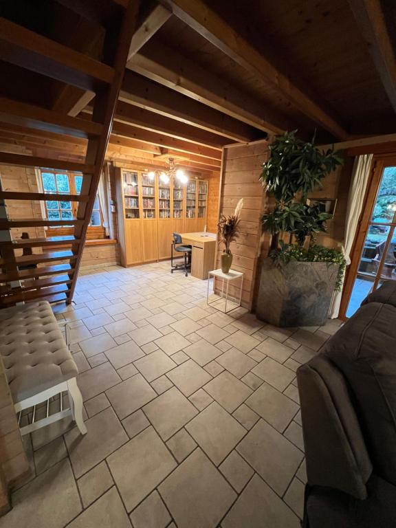 Posezení v ubytování Panoramic Bungalow Sint Gillis-Waas