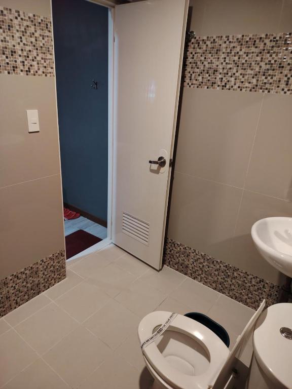 Koupelna v ubytování Hotel Sogo Quirino