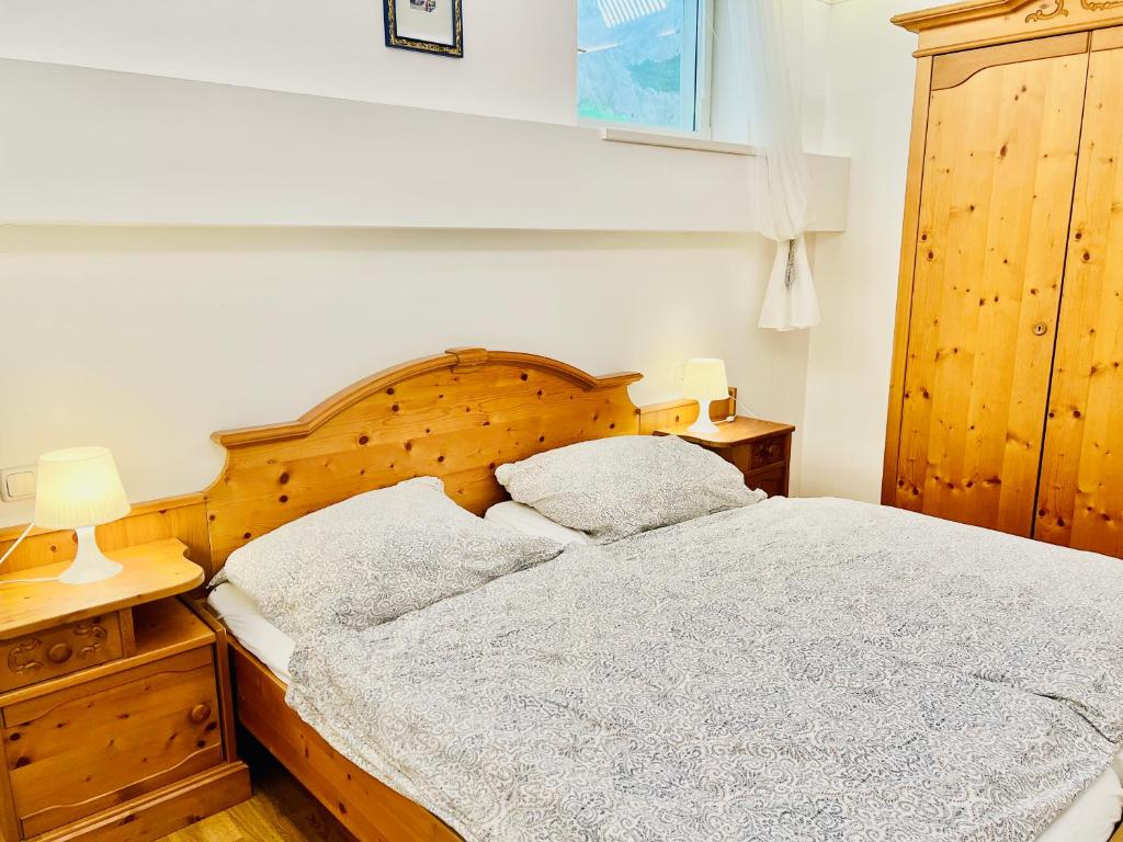 Postel nebo postele na pokoji v ubytování Alpenruhe Residenz