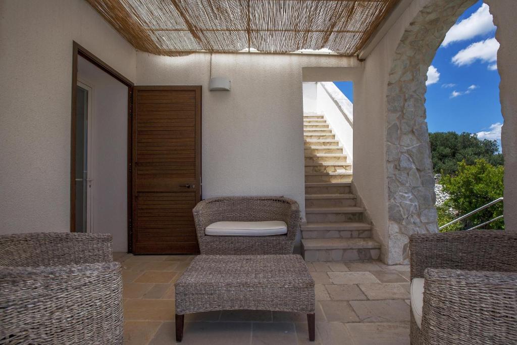 Balkón alebo terasa v ubytovaní Villa Fanò by Perle di Puglia
