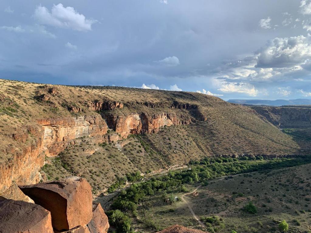 Naturlandskabet i nærheden af pensionatet