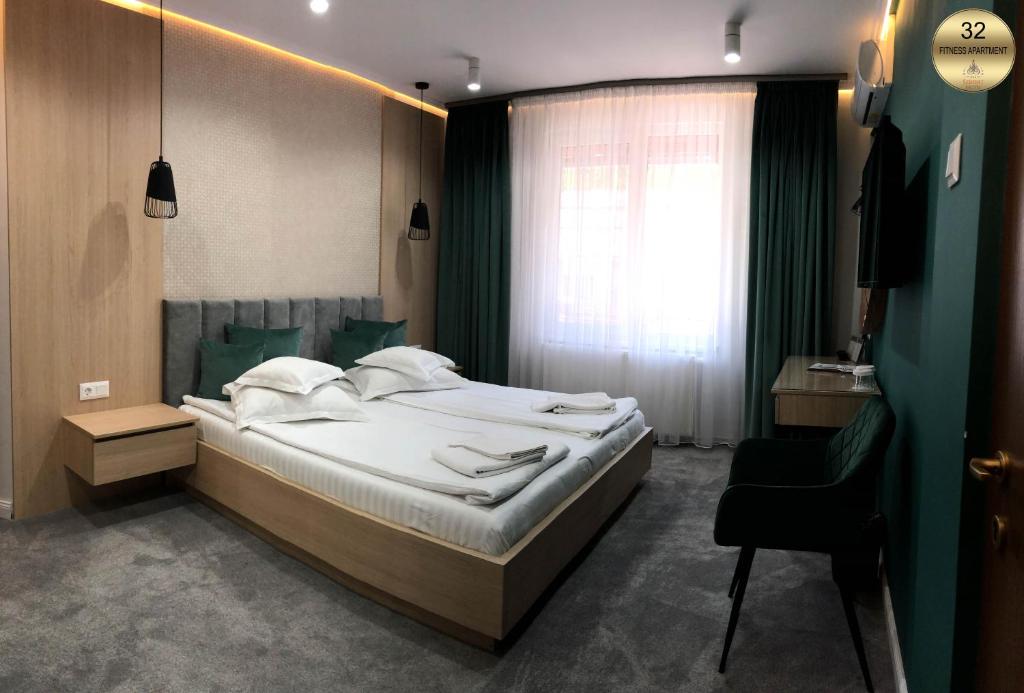 Postel nebo postele na pokoji v ubytování Hotel Szeifert