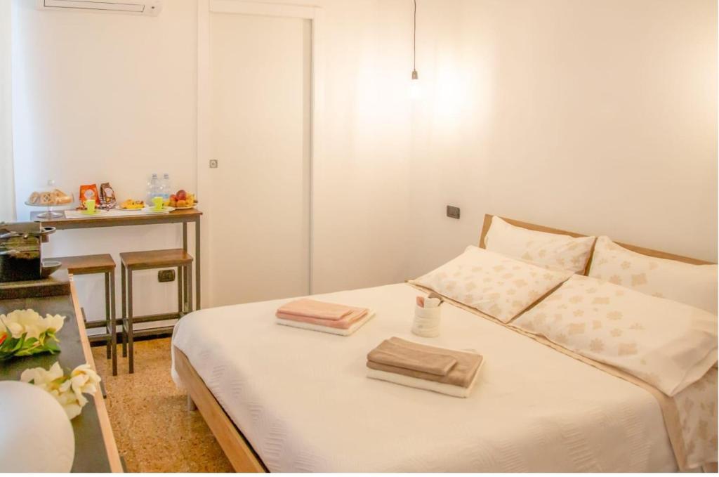 Postel nebo postele na pokoji v ubytování A Mos Veure B&B