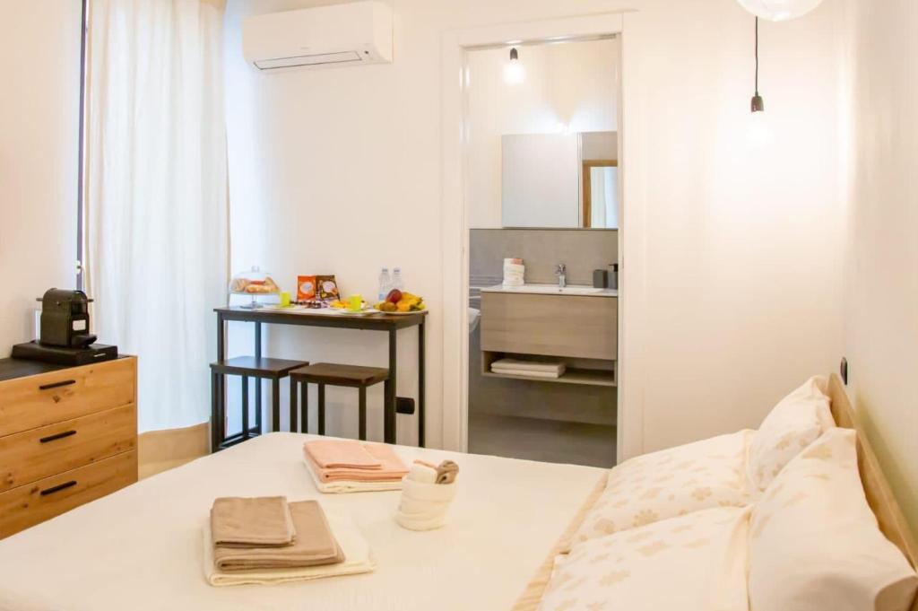 Postel nebo postele na pokoji v ubytování A Mos Veure B&B