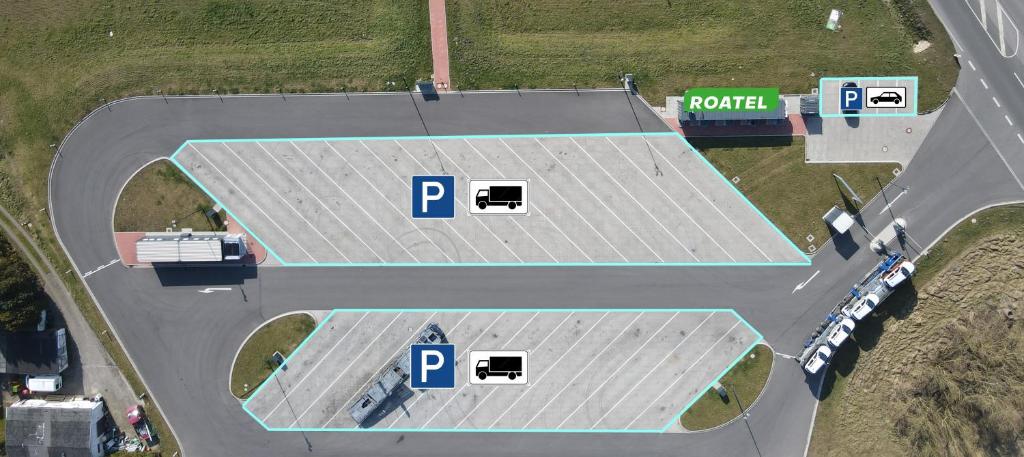 Letecký snímek ubytování Roatel Emden A31 my-roatel-com