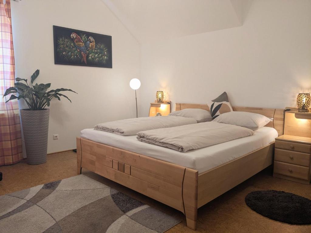 Postelja oz. postelje v sobi nastanitve Stop & Sleep Ybbs