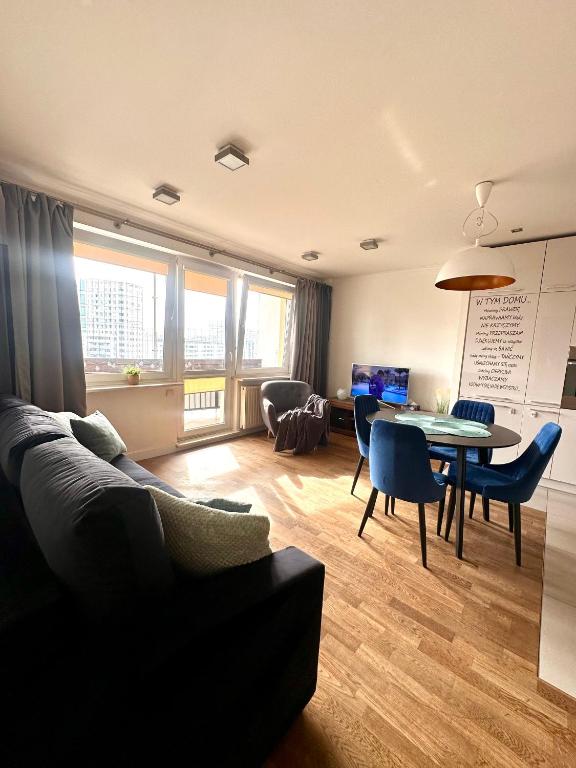 Posedenie v ubytovaní Gocław 2 rooms Parking Free