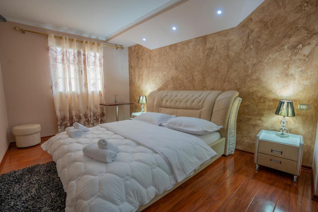 Postel nebo postele na pokoji v ubytování Hotel Durham