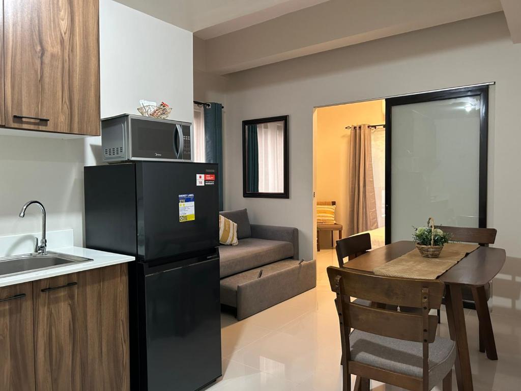 Kuchyň nebo kuchyňský kout v ubytování Alpine Crosswinds Standard 1BR Suite