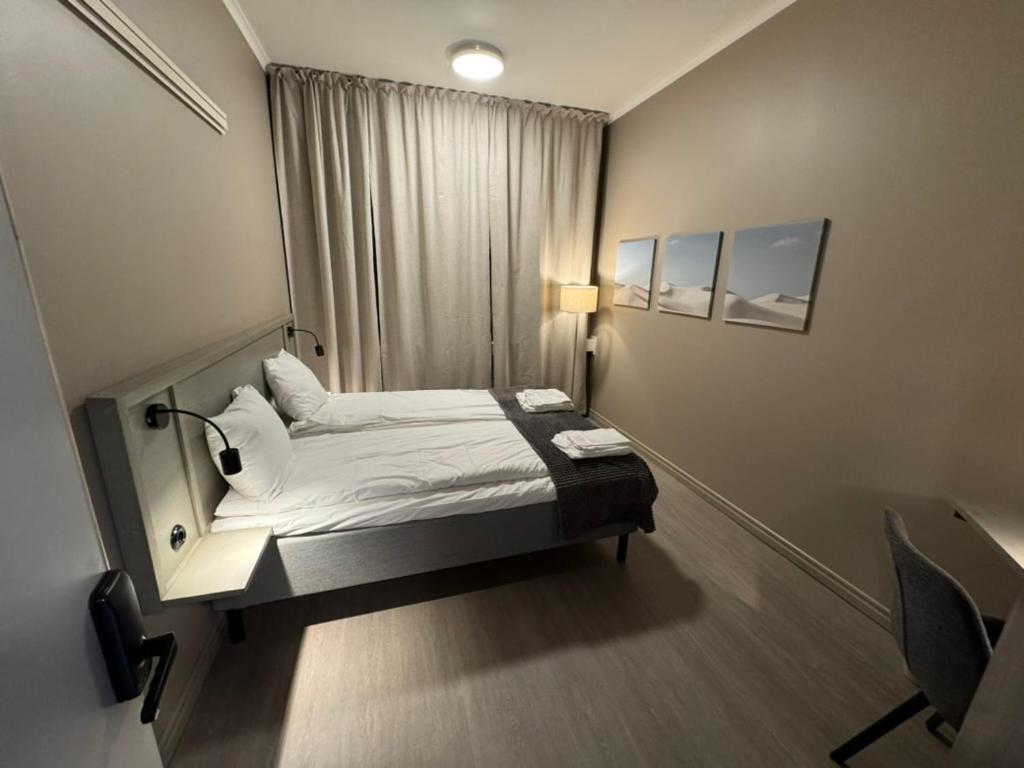 Postel nebo postele na pokoji v ubytování My Hostel Lidköping