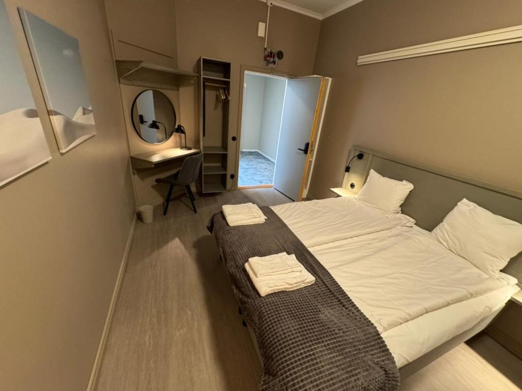 Postel nebo postele na pokoji v ubytování My Hostel Lidköping