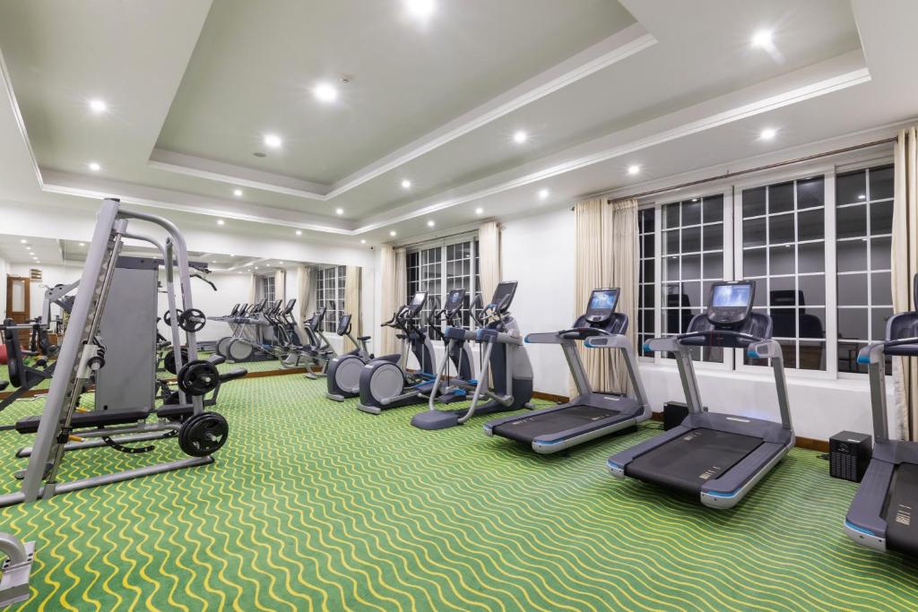 Fitness centrum a/nebo fitness zařízení v ubytování Araliya Green City - Your Gateway to Everything in Nuwara Eliya