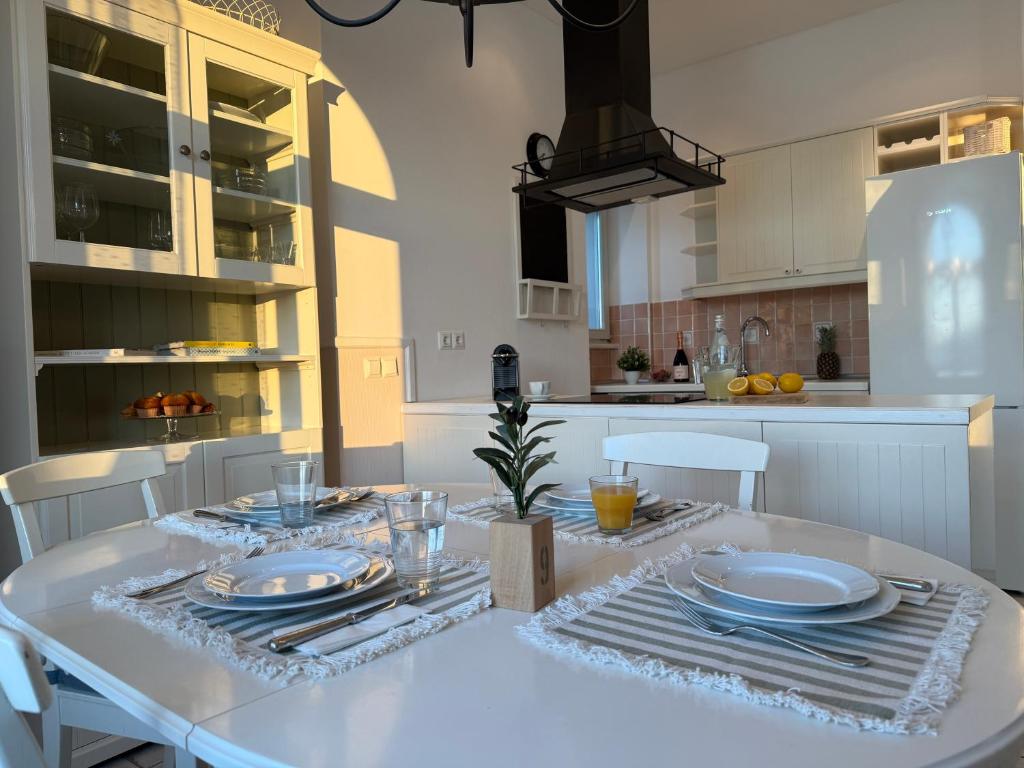 Kuchyň nebo kuchyňský kout v ubytování Pavi apartments Vila Amalia