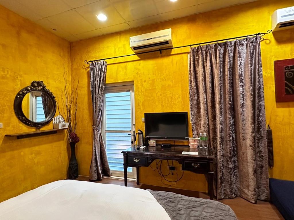 Letto o letti in una camera di 彤林溫泉民宿