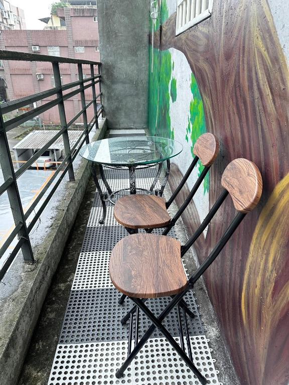 Balcone o terrazza di 彤林溫泉民宿