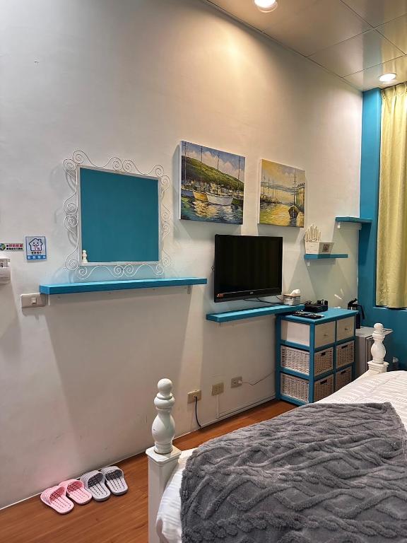 Letto o letti in una camera di 彤林溫泉民宿