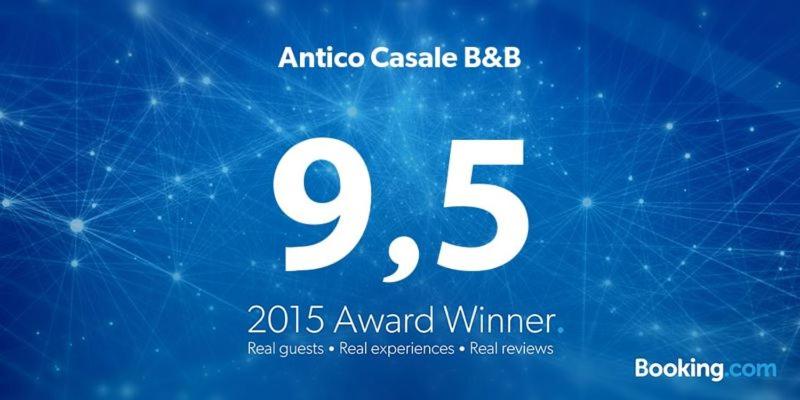Certifikát, hodnocení, plakát nebo jiný dokument vystavený v ubytování Antico Casale B&B