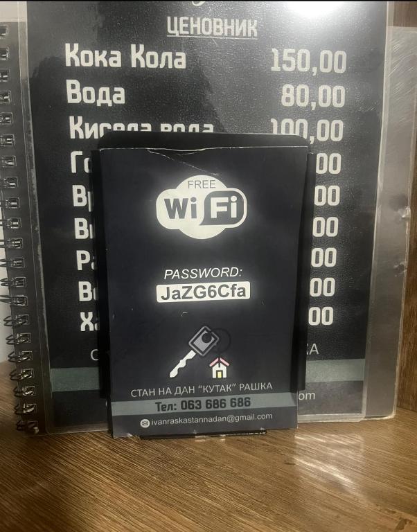 Certifikát, hodnocení, plakát nebo jiný dokument vystavený v ubytování Stan na dan Kutak