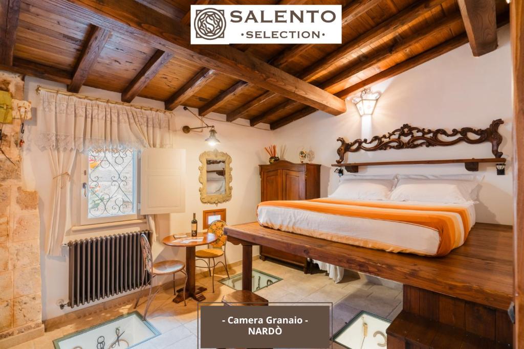 Postel nebo postele na pokoji v ubytování Letto & Merenda - Salento Selection