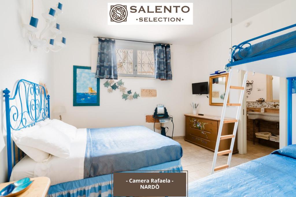 Postel nebo postele na pokoji v ubytování Letto & Merenda - Salento Selection