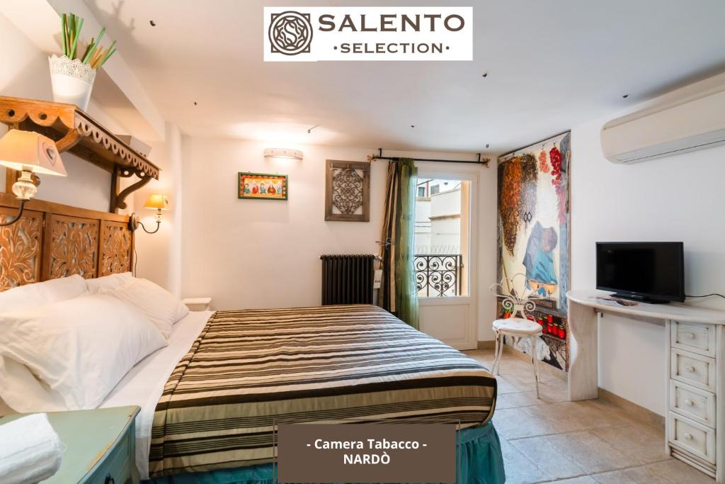 Postel nebo postele na pokoji v ubytování Letto & Merenda - Salento Selection