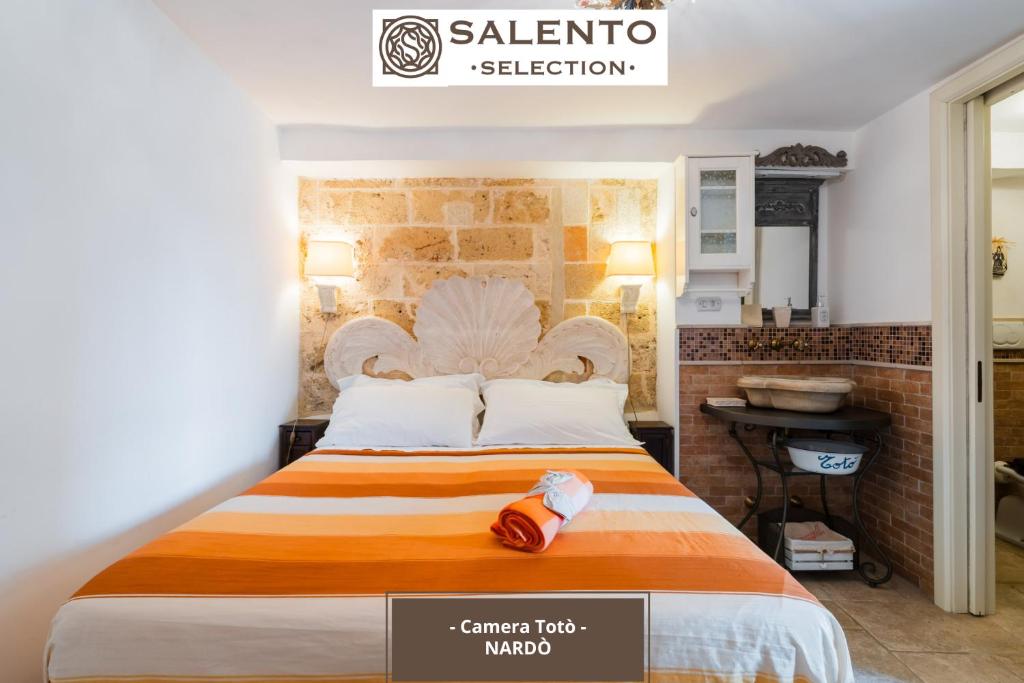Postel nebo postele na pokoji v ubytování Letto & Merenda - Salento Selection