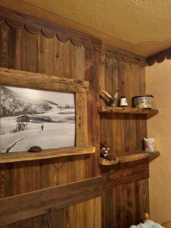 Příslušenství pro přípravu čaje a kávy v ubytování Fiocco di neve