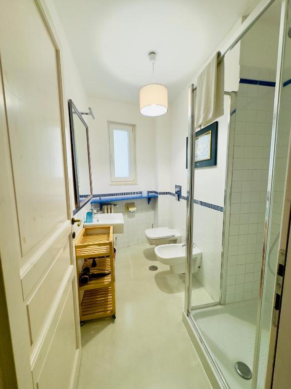 Koupelna v ubytování Amoredimare Casa Vacanze