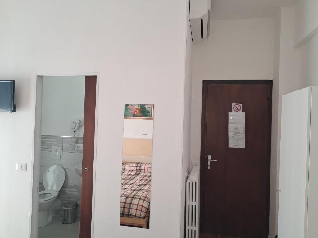 Koupelna v ubytování B&B Il canale