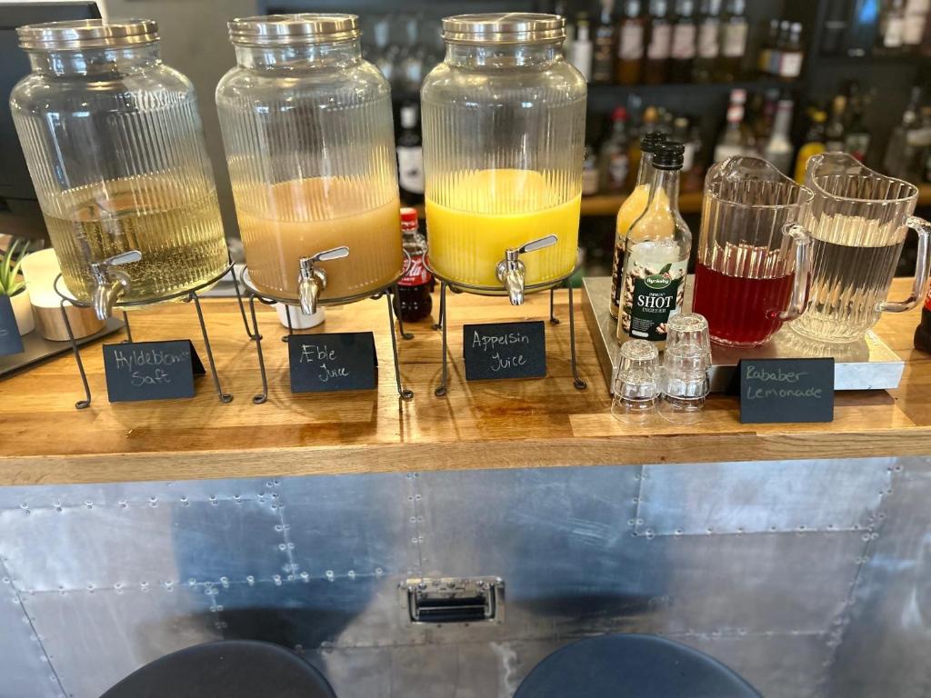 Nápoje v ubytování B & B Gødstrup - cafe og restaurant Den Gamle Stald