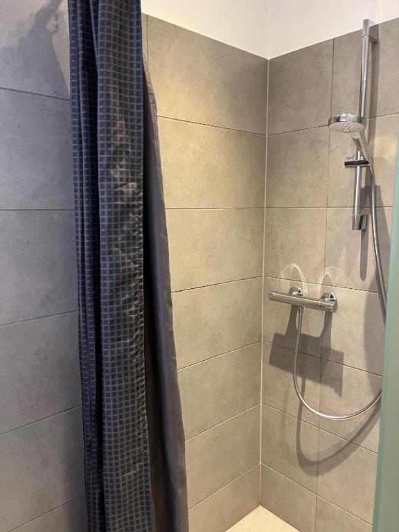 Koupelna v ubytování B & B Gødstrup - cafe og restaurant Den Gamle Stald