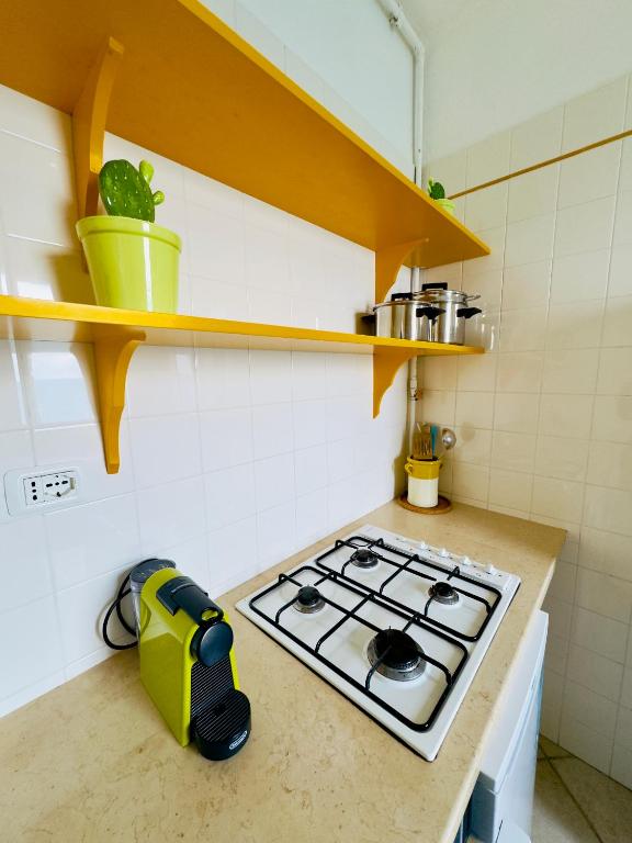 Kuchyň nebo kuchyňský kout v ubytování Amoredimare Casa Vacanze