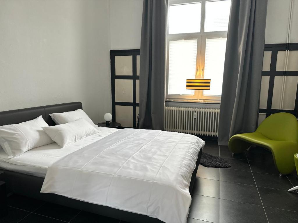 Ένα ή περισσότερα κρεβάτια σε δωμάτιο στο Luxus Appartement