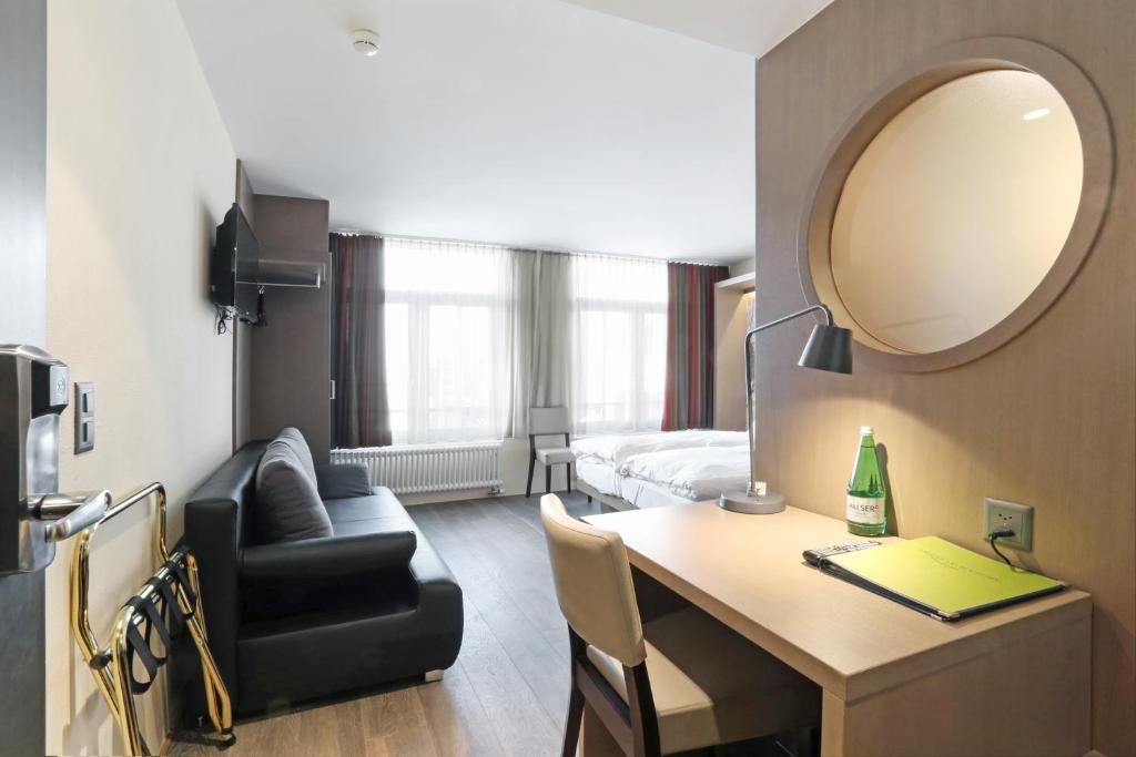 TV a/nebo společenská místnost v ubytování Boutique Hotel St. Georg
