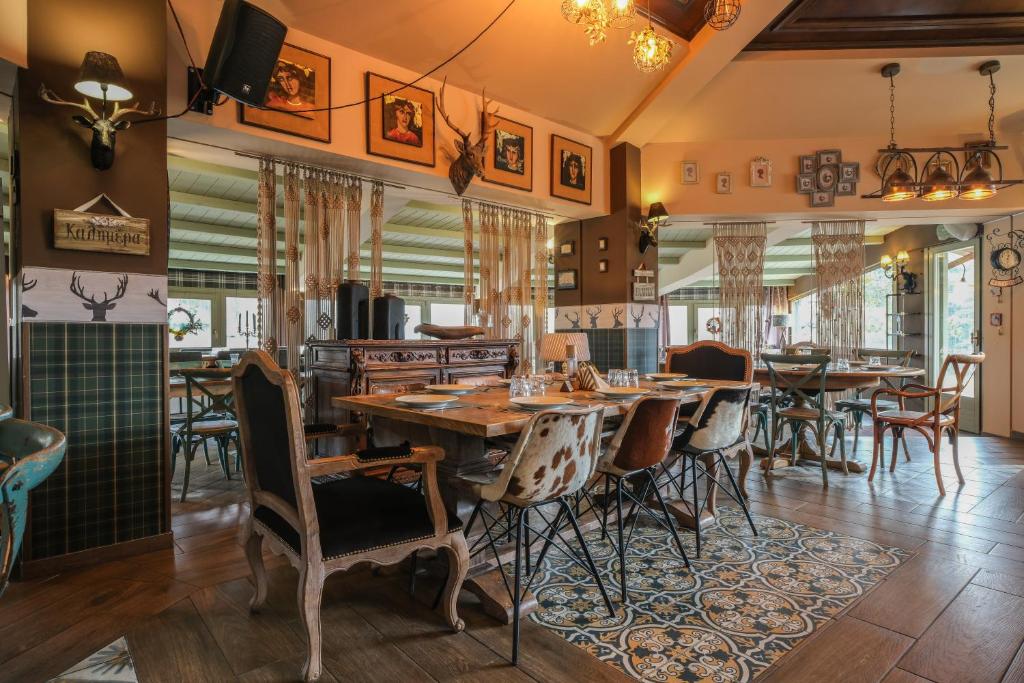 Restaurace v ubytování Pindos Resort