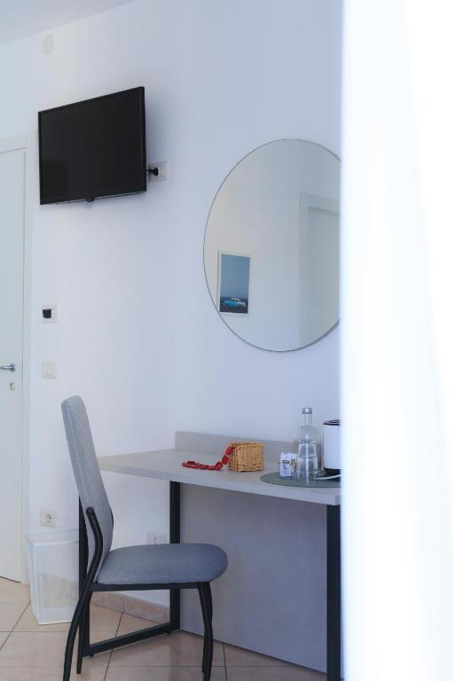 TV a/nebo společenská místnost v ubytování Albergo Sappia