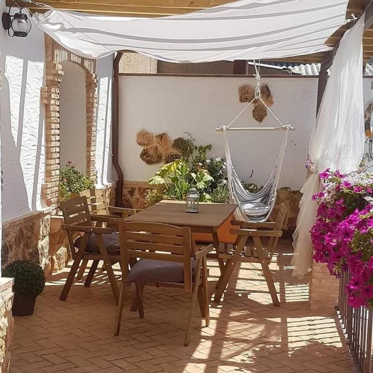 Balkón alebo terasa v ubytovaní Patio de las Flores