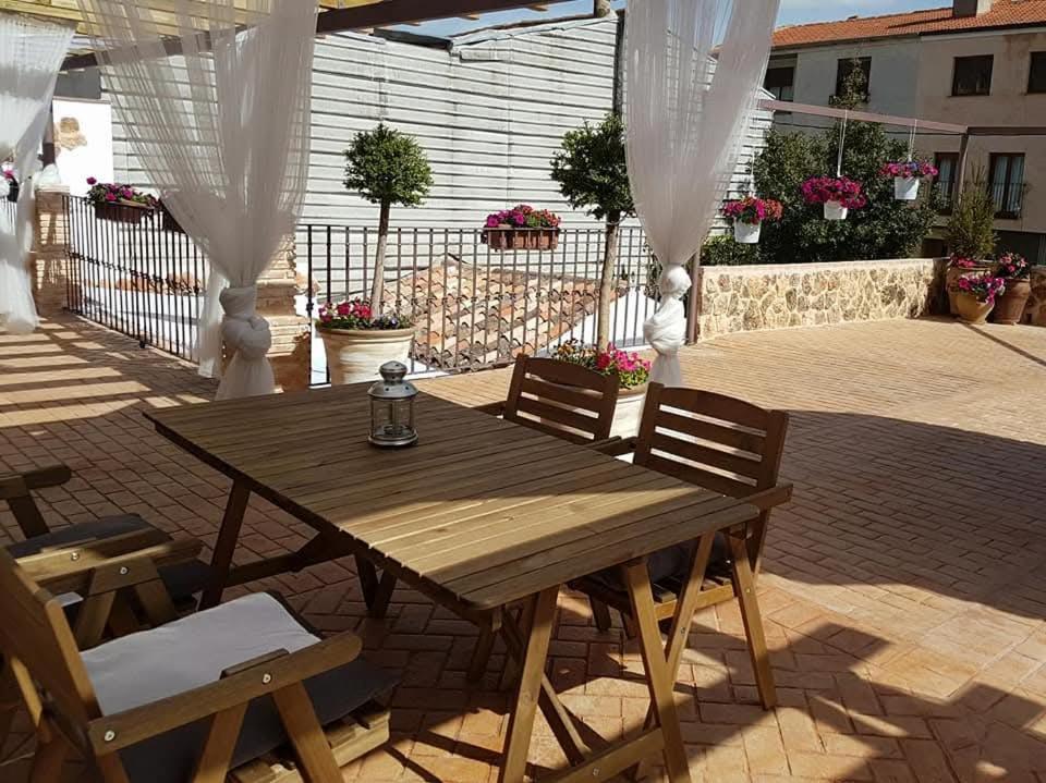 Balkón alebo terasa v ubytovaní Patio de las Flores