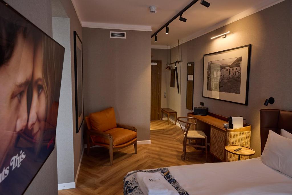 Posezení v ubytování Hotel Akureyri