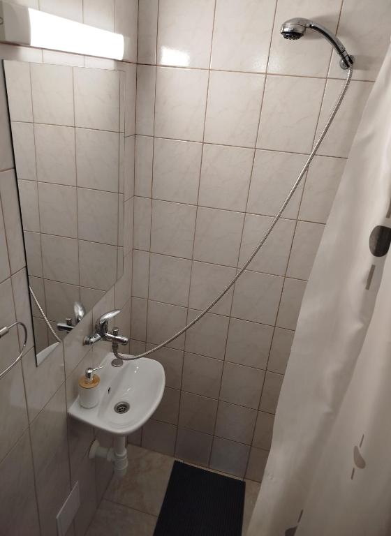 Kúpeľňa v ubytovaní Chata Žiar
