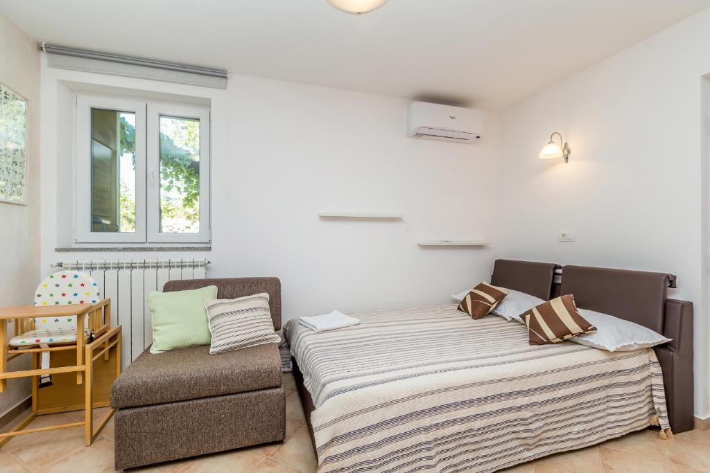 Posteľ alebo postele v izbe v ubytovaní Holiday house TRSJA
