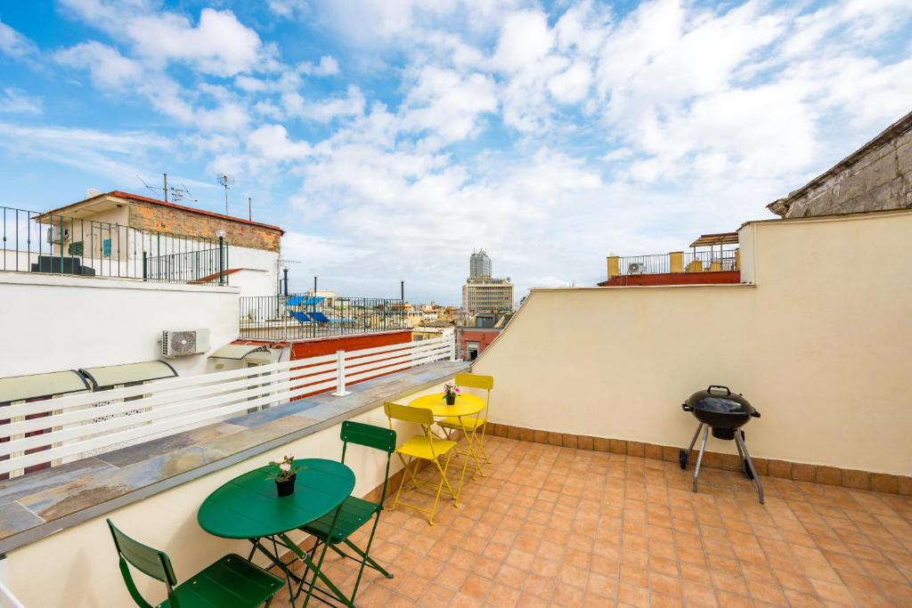 Balkón nebo terasa v ubytování Terrazza Terzo Cardine